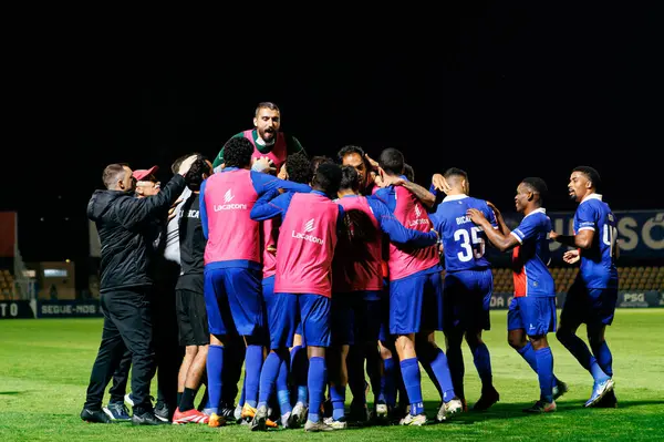 Alverca oyuncuları Liga Portekiz 2 maçında FC Alverca ve Portimonense SC (Maciej Rogowski)