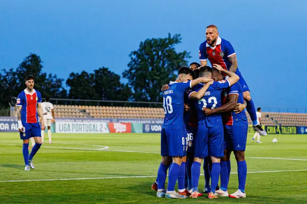 Alverca oyuncuları Liga Portekiz 2 maçında FC Alverca ve Portimonense SC (Maciej Rogowski)