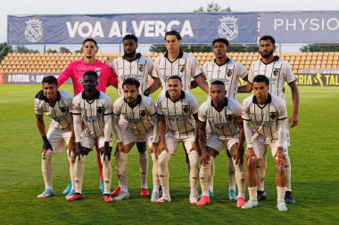 Portimonense oyuncuları Liga Portekiz 2 maçında FC Alverca ve Portimonense SC (Maciej Rogowski)