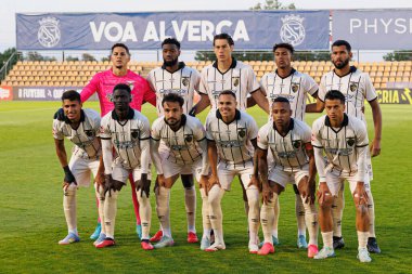 Portimonense oyuncuları Liga Portekiz 2 maçında FC Alverca ve Portimonense SC (Maciej Rogowski)