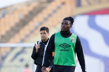 Elijah Benedict Liga Portekiz 2 maçında FC Alverca ve Portimonense SC (Maciej Rogowski) takımları arasında görüldü.)