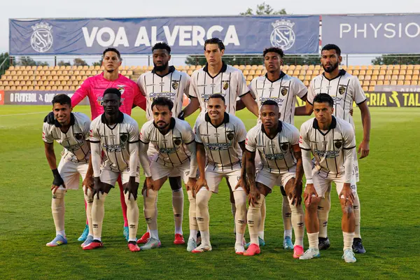 Portimonense oyuncuları Liga Portekiz 2 maçında FC Alverca ve Portimonense SC (Maciej Rogowski)