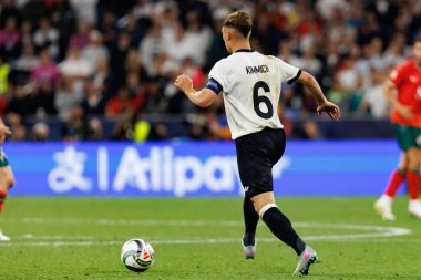 Joshua Kimmich, Almanya ve Portekiz milli takımları arasında oynanan 2025 UEFA Uluslar Ligi yarı final maçında görüldü (Maciej Rogowski)