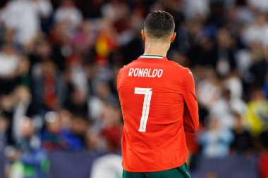 Cristiano Ronaldo, Almanya ve Portekiz milli takımları arasında oynanan 2025 UEFA Uluslar Ligi yarı final maçında görüldü (Maciej Rogowski)