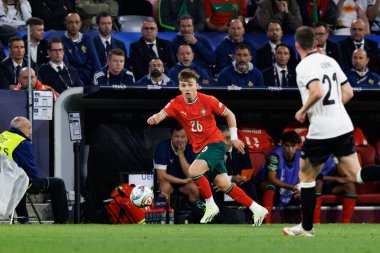 Francisco Conceicao, Almanya ve Portekiz milli takımları arasında oynanan 2025 UEFA Uluslar Ligi yarı final maçında görüldü (Maciej Rogowski)