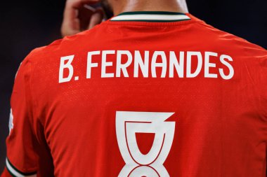 Bruno Fernandes, Almanya ve Portekiz milli takımları arasında oynanan 2025 UEFA Uluslar Ligi yarı final maçında görüldü (Maciej Rogowski)