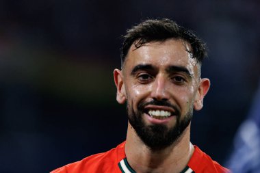 Bruno Fernandes, Almanya ve Portekiz milli takımları arasında oynanan 2025 UEFA Uluslar Ligi yarı final maçında görüldü (Maciej Rogowski)