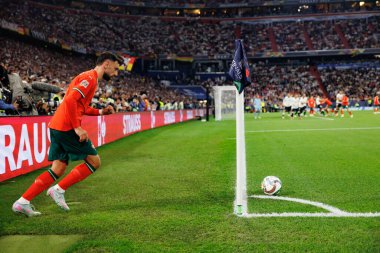 Bruno Fernandes, Almanya ve Portekiz milli takımları arasında oynanan 2025 UEFA Uluslar Ligi yarı final maçında görüldü (Maciej Rogowski)