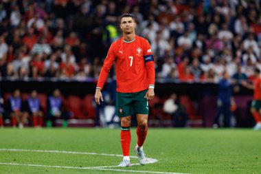Cristiano Ronaldo, Almanya ve Portekiz milli takımları arasında oynanan 2025 UEFA Uluslar Ligi yarı final maçında görüldü (Maciej Rogowski)