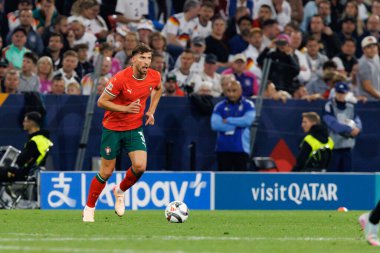 Ruben Dias, Almanya ve Portekiz milli takımları arasında oynanan 2025 UEFA Uluslar Ligi yarı final maçında görüldü (Maciej Rogowski)