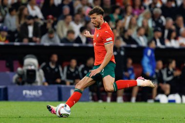 Ruben Dias, Almanya ve Portekiz milli takımları arasında oynanan 2025 UEFA Uluslar Ligi yarı final maçında görüldü (Maciej Rogowski)