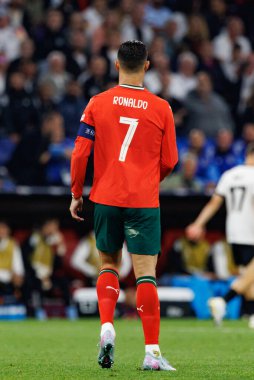 Cristiano Ronaldo, Almanya ve Portekiz milli takımları arasında oynanan 2025 UEFA Uluslar Ligi yarı final maçında görüldü (Maciej Rogowski)