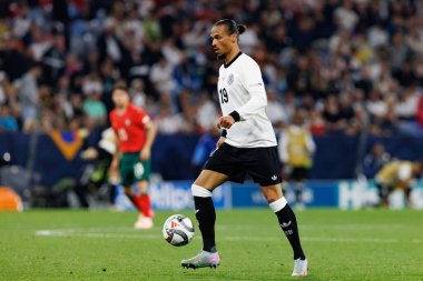 Leroy Sane, Almanya ve Portekiz milli takımları arasında oynanan 2025 UEFA Uluslar Ligi yarı final maçında görüldü (Maciej Rogowski)
