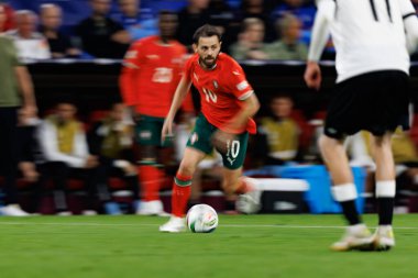 Almanya ve Portekiz milli takımları arasında oynanan 2025 UEFA Uluslar Ligi yarı final maçında Bernardo Silva görüldü (Maciej Rogowski)