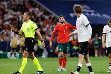 Bruno Fernandes, Almanya ve Portekiz milli takımları arasında oynanan 2025 UEFA Uluslar Ligi yarı final maçında görüldü (Maciej Rogowski)