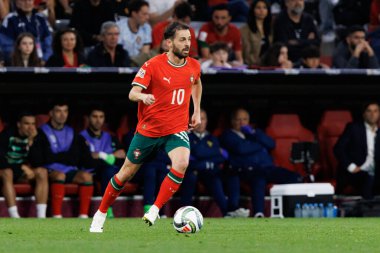 Almanya ve Portekiz milli takımları arasında oynanan 2025 UEFA Uluslar Ligi yarı final maçında Bernardo Silva görüldü (Maciej Rogowski)