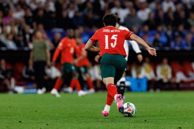Joao Neves, Almanya ve Portekiz milli takımları arasında oynanan 2025 UEFA Uluslar Ligi yarı final maçında görüldü (Maciej Rogowski)