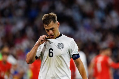 Joshua Kimmich, Almanya ve Portekiz milli takımları arasında oynanan 2025 UEFA Uluslar Ligi yarı final maçında görüldü (Maciej Rogowski)