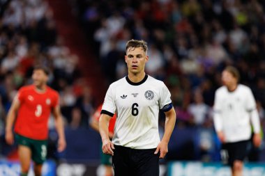 Joshua Kimmich, Almanya ve Portekiz milli takımları arasında oynanan 2025 UEFA Uluslar Ligi yarı final maçında görüldü (Maciej Rogowski)