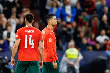 Cristiano Ronaldo, Almanya ve Portekiz milli takımları arasında oynanan 2025 UEFA Uluslar Ligi yarı final maçında görüldü (Maciej Rogowski)