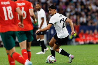 Aleksandar Pavloviç, Almanya ve Portekiz milli takımları arasında oynanan 2025 UEFA Uluslar Ligi yarı final maçında görüldü (Maciej Rogowski)