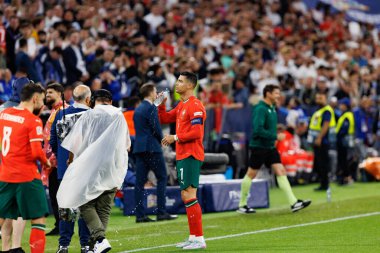 Cristiano Ronaldo, Almanya ve Portekiz milli takımları arasında oynanan 2025 UEFA Uluslar Ligi yarı final maçında görüldü (Maciej Rogowski)