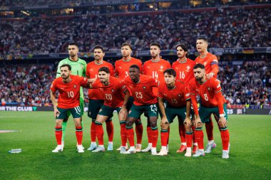 Portekiz milli takımı, Almanya ve Portekiz milli takımları arasında oynanan 2025 UEFA Uluslar Ligi yarı final maçında görüldü (Maciej Rogowski)
