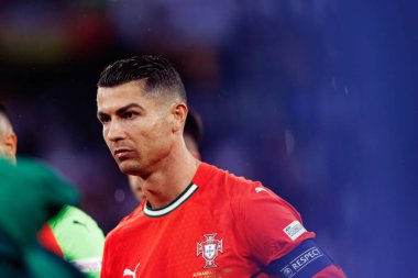 Cristiano Ronaldo, Almanya ve Portekiz milli takımları arasında oynanan 2025 UEFA Uluslar Ligi yarı final maçında görüldü (Maciej Rogowski)