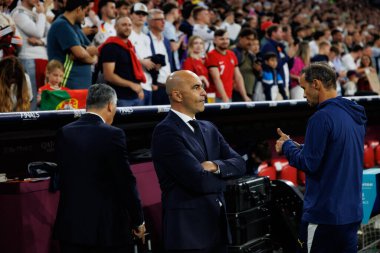 Roberto Martinez, Almanya ve Portekiz milli takımları arasında oynanan 2025 UEFA Uluslar Ligi yarı final maçında görüldü (Maciej Rogowski)