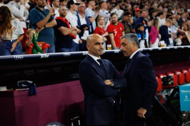 Roberto Martinez, Almanya ve Portekiz milli takımları arasında oynanan 2025 UEFA Uluslar Ligi yarı final maçında görüldü (Maciej Rogowski)