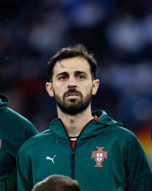 Almanya ve Portekiz milli takımları arasında oynanan 2025 UEFA Uluslar Ligi yarı final maçında Bernardo Silva görüldü (Maciej Rogowski)