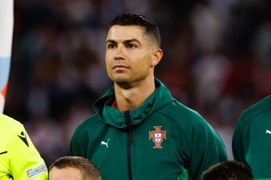 Cristiano Ronaldo, Almanya ve Portekiz milli takımları arasında oynanan 2025 UEFA Uluslar Ligi yarı final maçında görüldü (Maciej Rogowski)