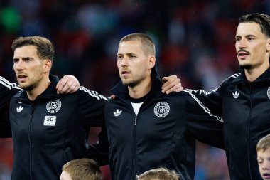 Leon Goretzka ve Waldemar Anton, Almanya ve Portekiz milli takımları arasında oynanan 2025 UEFA Milletler Ligi yarı final maçında görüldü (Maciej Rogowski)