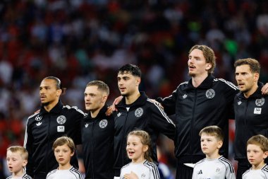 Almanya milli takımları arasında oynanan 2025 UEFA Uluslar Ligi yarı final maçında Almanya ve Portekiz oyuncuları (Maciej Rogowski)