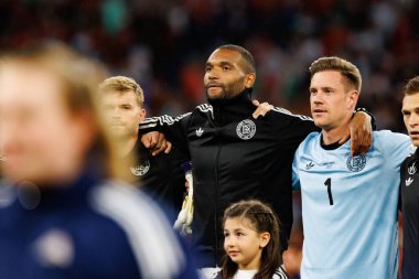 Jonathan Tah, Almanya ve Portekiz milli takımları arasında oynanan 2025 UEFA Uluslar Ligi yarı final maçında görüldü (Maciej Rogowski)