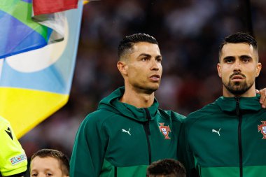 Cristiano Ronaldo, Almanya ve Portekiz milli takımları arasında oynanan 2025 UEFA Uluslar Ligi yarı final maçında görüldü (Maciej Rogowski)