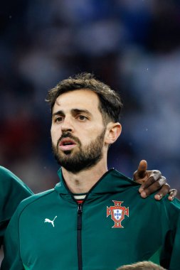 Almanya ve Portekiz milli takımları arasında oynanan 2025 UEFA Uluslar Ligi yarı final maçında Bernardo Silva görüldü (Maciej Rogowski)