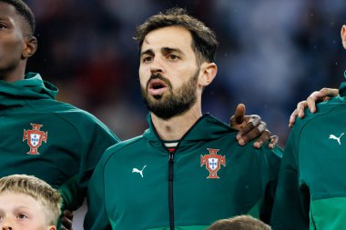 Almanya ve Portekiz milli takımları arasında oynanan 2025 UEFA Uluslar Ligi yarı final maçında Bernardo Silva görüldü (Maciej Rogowski)