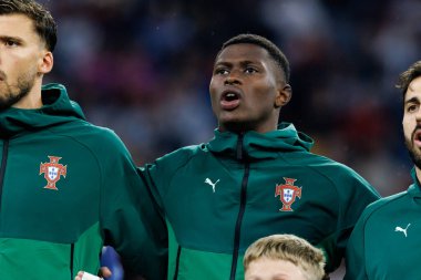 Nuno Mendes, Almanya ve Portekiz milli takımları arasında oynanan 2025 UEFA Uluslar Ligi yarı final maçında görüldü (Maciej Rogowski)