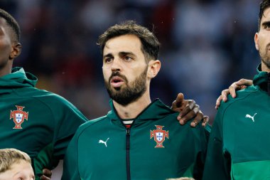 Almanya ve Portekiz milli takımları arasında oynanan 2025 UEFA Uluslar Ligi yarı final maçında Bernardo Silva görüldü (Maciej Rogowski)