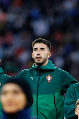 Goncalo Inacio, Almanya ve Portekiz milli takımları arasında oynanan 2025 UEFA Uluslar Ligi yarı final maçında görüldü (Maciej Rogowski)