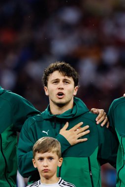 Joao Neves, Almanya ve Portekiz milli takımları arasında oynanan 2025 UEFA Uluslar Ligi yarı final maçında görüldü (Maciej Rogowski)