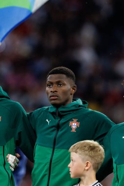 Nuno Mendes, Almanya ve Portekiz milli takımları arasında oynanan 2025 UEFA Uluslar Ligi yarı final maçında görüldü (Maciej Rogowski)