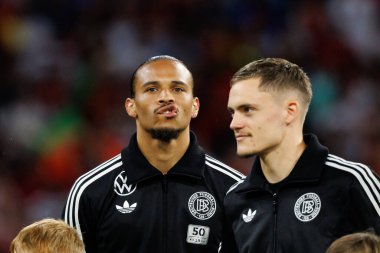 Leroy Sane ve Florian Wirtz, Almanya ve Portekiz milli takımları arasında oynanan 2025 UEFA Milletler Ligi yarı final maçında görüldü (Maciej Rogowski)