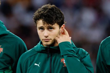 Joao Neves, Almanya ve Portekiz milli takımları arasında oynanan 2025 UEFA Uluslar Ligi yarı final maçında görüldü (Maciej Rogowski)