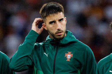 Goncalo Inacio, Almanya ve Portekiz milli takımları arasında oynanan 2025 UEFA Uluslar Ligi yarı final maçında görüldü (Maciej Rogowski)