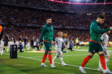 Bruno Fernandes, Almanya ve Portekiz milli takımları arasında oynanan 2025 UEFA Uluslar Ligi yarı final maçında görüldü (Maciej Rogowski)