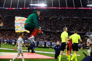 Cristiano Ronaldo, Almanya ve Portekiz milli takımları arasında oynanan 2025 UEFA Uluslar Ligi yarı final maçında görüldü (Maciej Rogowski)