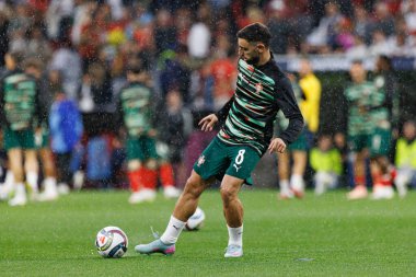 Bruno Fernandes, Almanya ve Portekiz milli takımları arasında oynanan 2025 UEFA Uluslar Ligi yarı final maçında görüldü (Maciej Rogowski)