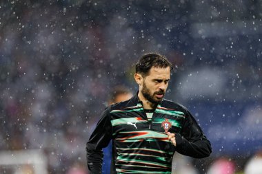 Almanya ve Portekiz milli takımları arasında oynanan 2025 UEFA Uluslar Ligi yarı final maçında Bernardo Silva görüldü (Maciej Rogowski)
